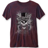 Billede af Guns N' Roses Faded Skull T-shirt marineblue