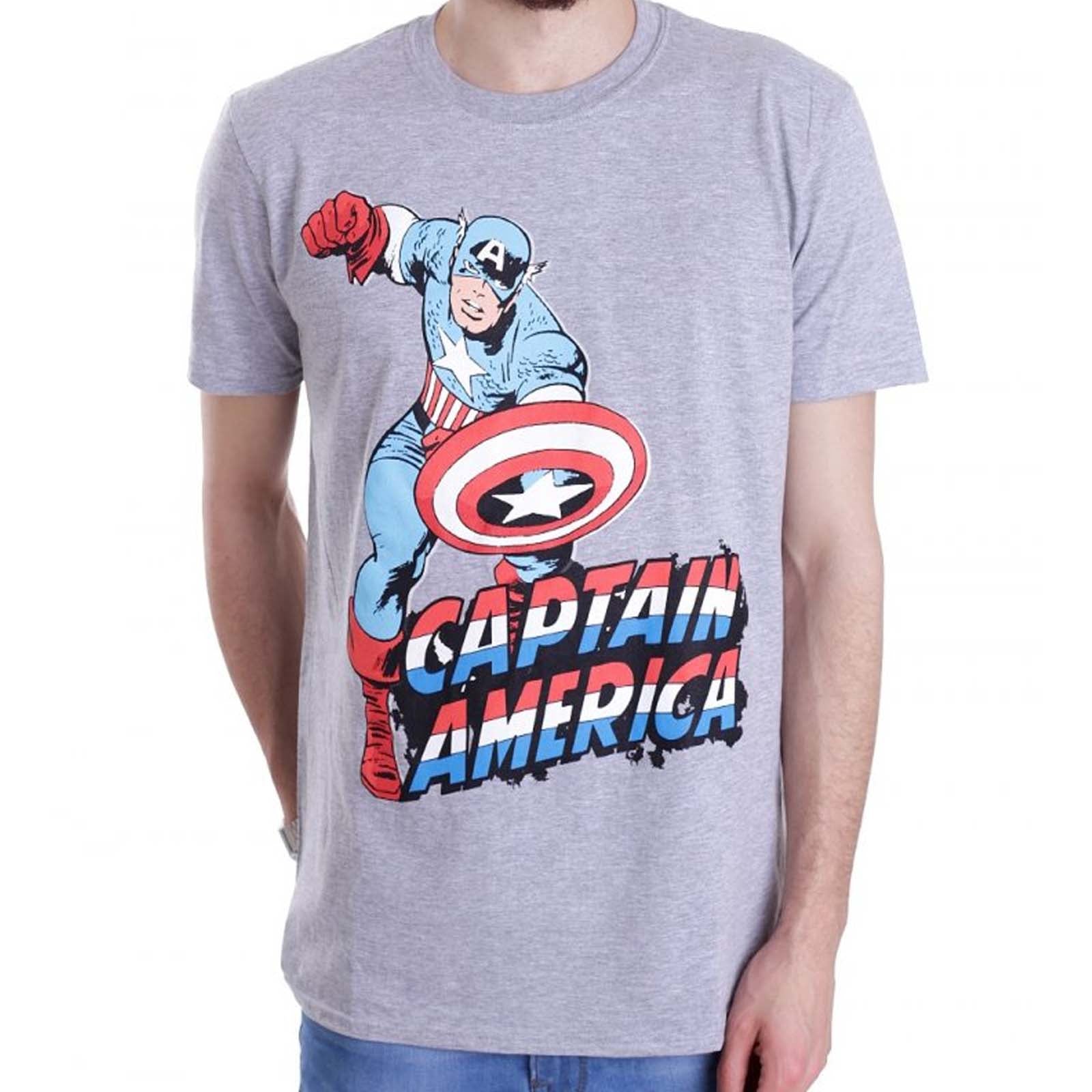 Billede af Marvel Comics Simple Captain America T-shirt