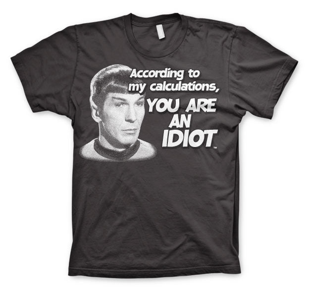 Billede af Star Trek, According To My Calculations T-Shirt