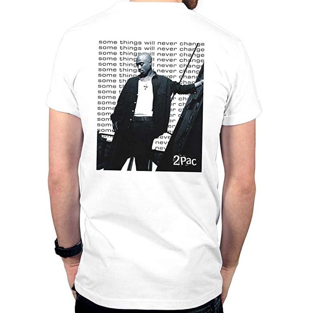 T-Shirt Tupac Shakur Officiel - Bravado Licence, Coupe Classique, Manches Courtes