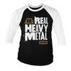 Billede af Gold Rush, Gold Rush: Real Heavy Metal Raglan 3/4 Sleeve T-Shirt