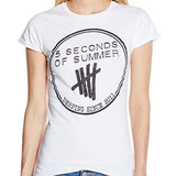 Billede af 5 Seconds of Summer Derping Stamp T-shirt til kvinder