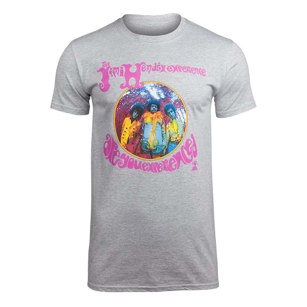 Billede af Jimi Hendrix Are You Experienced T-shirt grå front