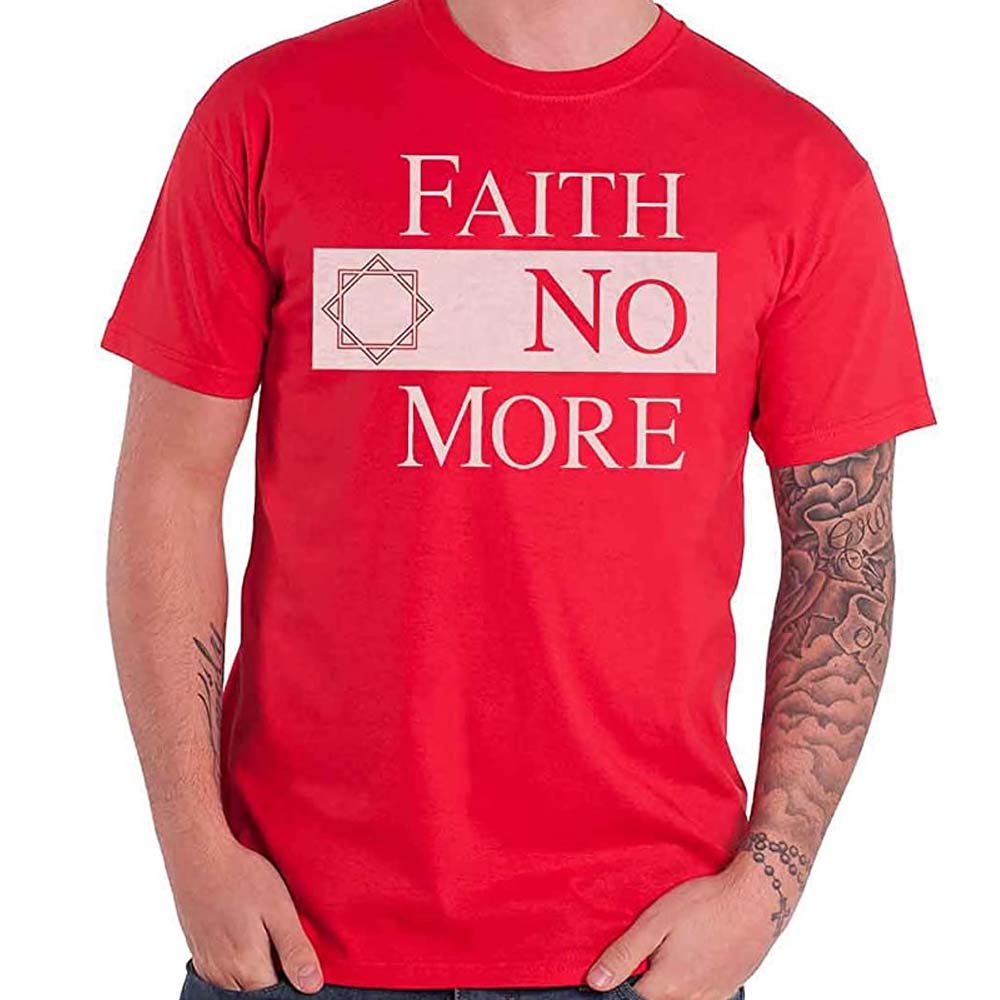 Billede af Faith No More Classic New Logo Star T-shirt red
