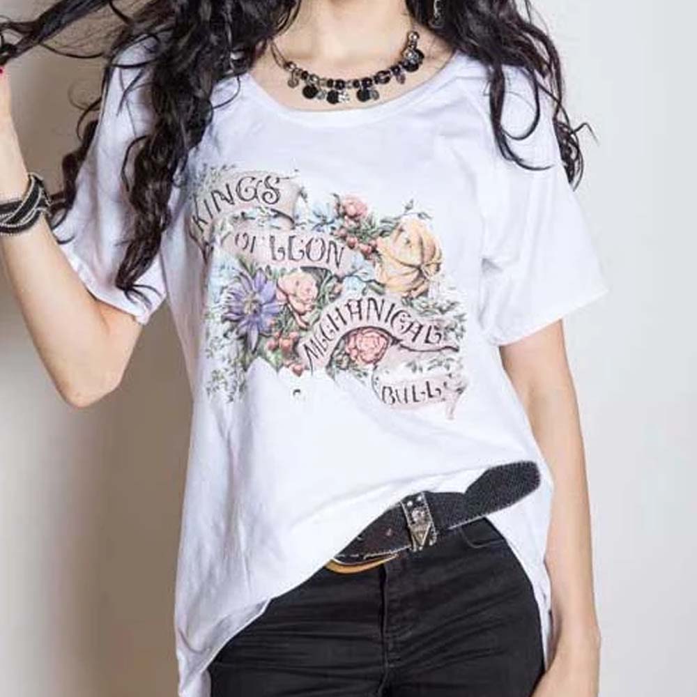 Billede af Kings of Leon Flowers T-shirt til kvinder