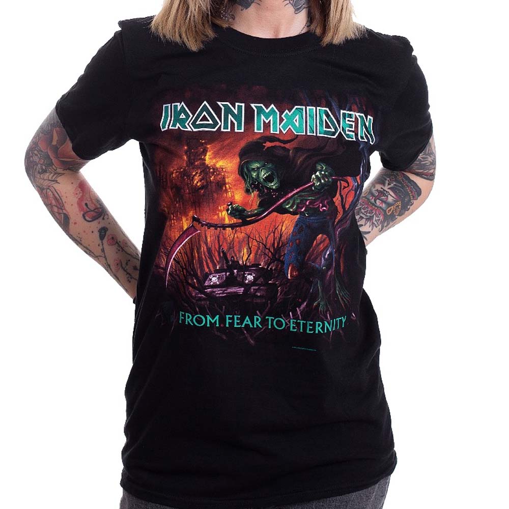 Billede af Iron Maiden From Fear to Eternity T-shirt til kvinder