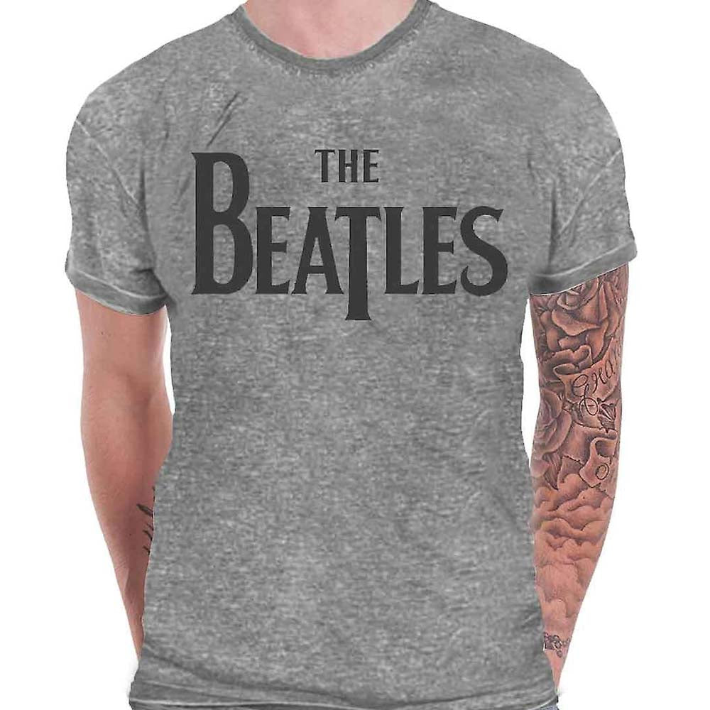 Billede af The Beatles Drop T Logo T-shirt grå