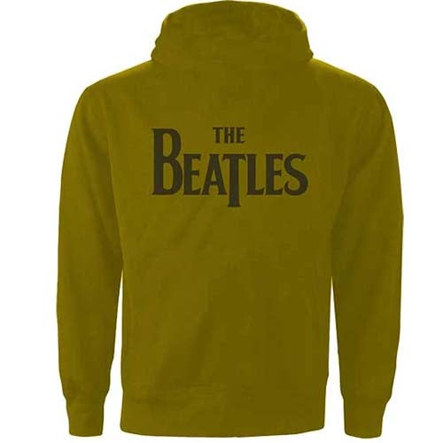 Billede af The Beatles Drop T Logo Hoodie green back