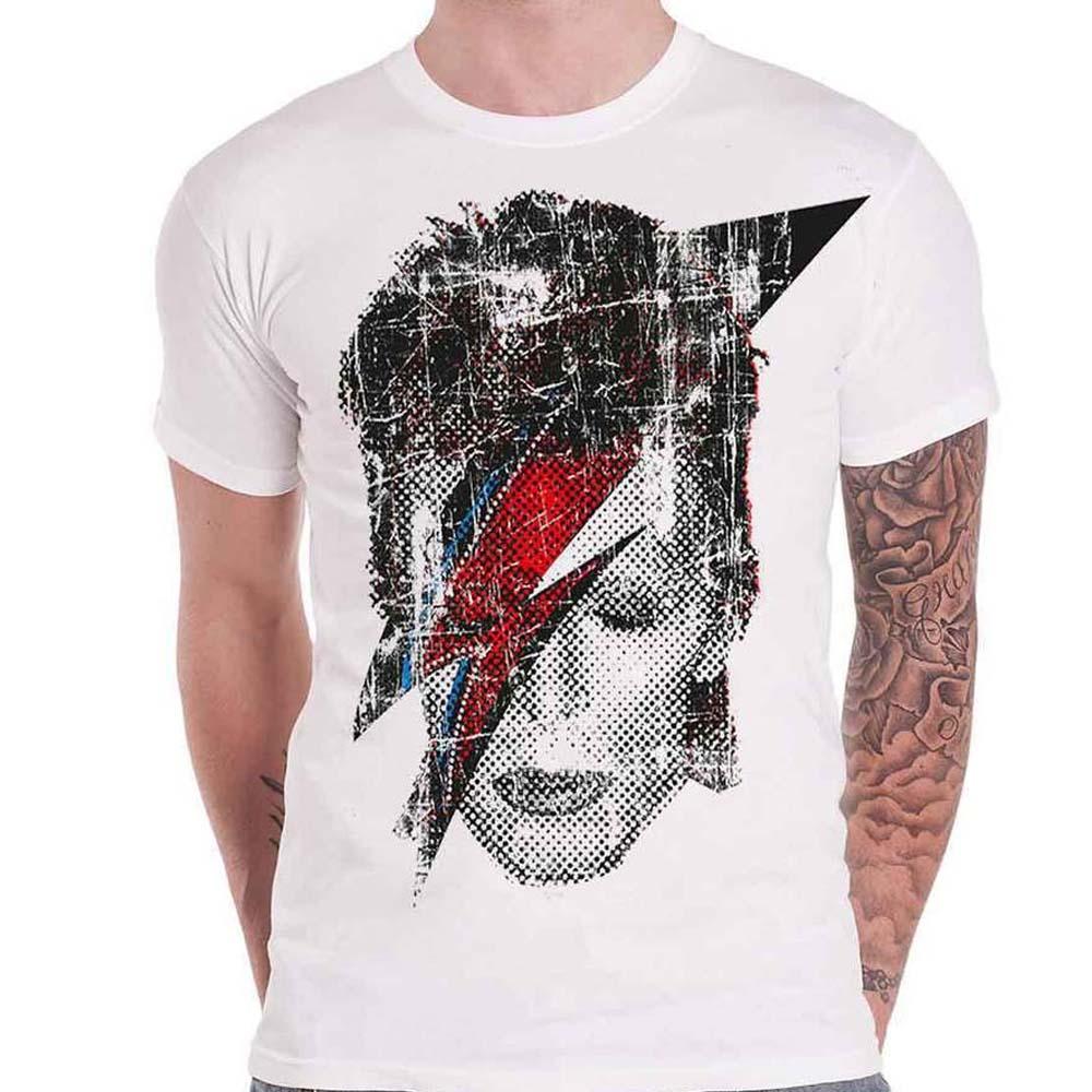 Billede af David Bowie Halftone Flash Face T-shirt