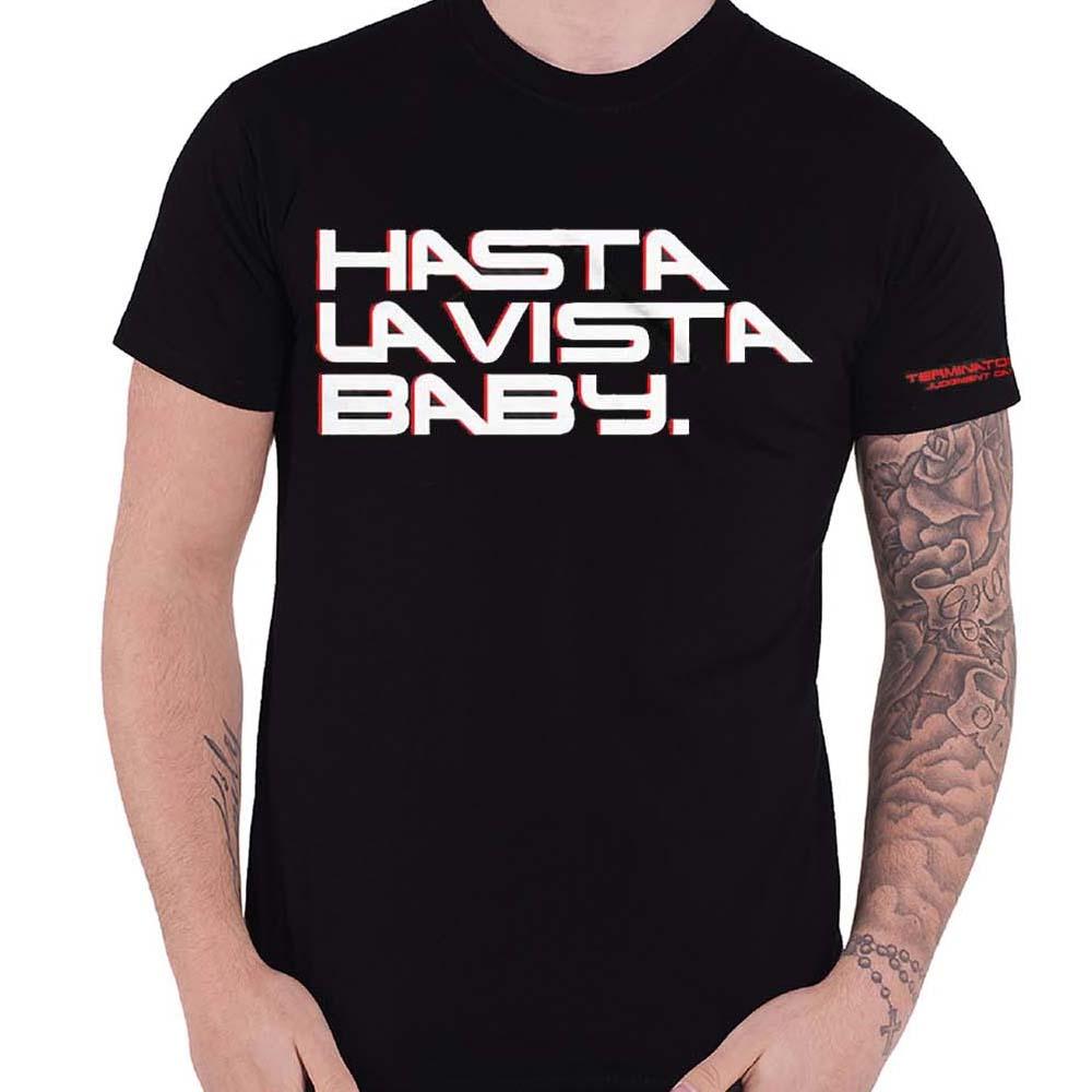 Billede af Terminator Hasta La Vista Baby T-shirt