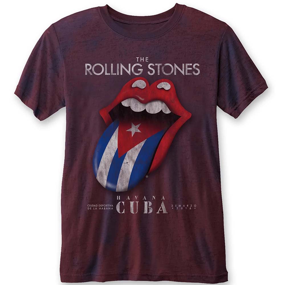 Billede af The Rolling Stones Havana Cuba T-shirt red