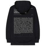 Billede af The 1975 ABIIOR Welcome Welcome Version 2. Hoodie back