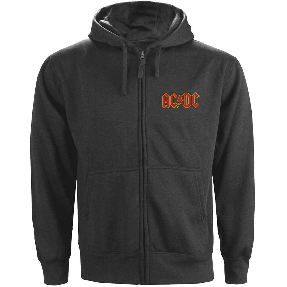 Billede af AC/DC Logo Hoodie grå