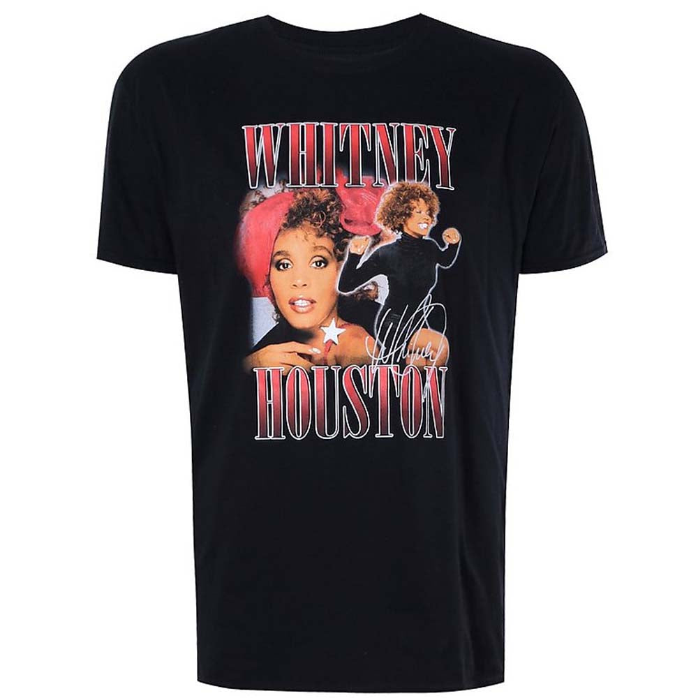 Billede af Whitney Houston 90s Homage T-shirt sort