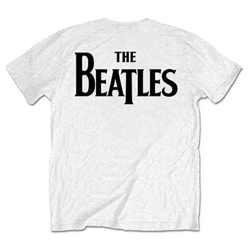 Billede af The Beatles Drop T Logo T-shirt hvid back