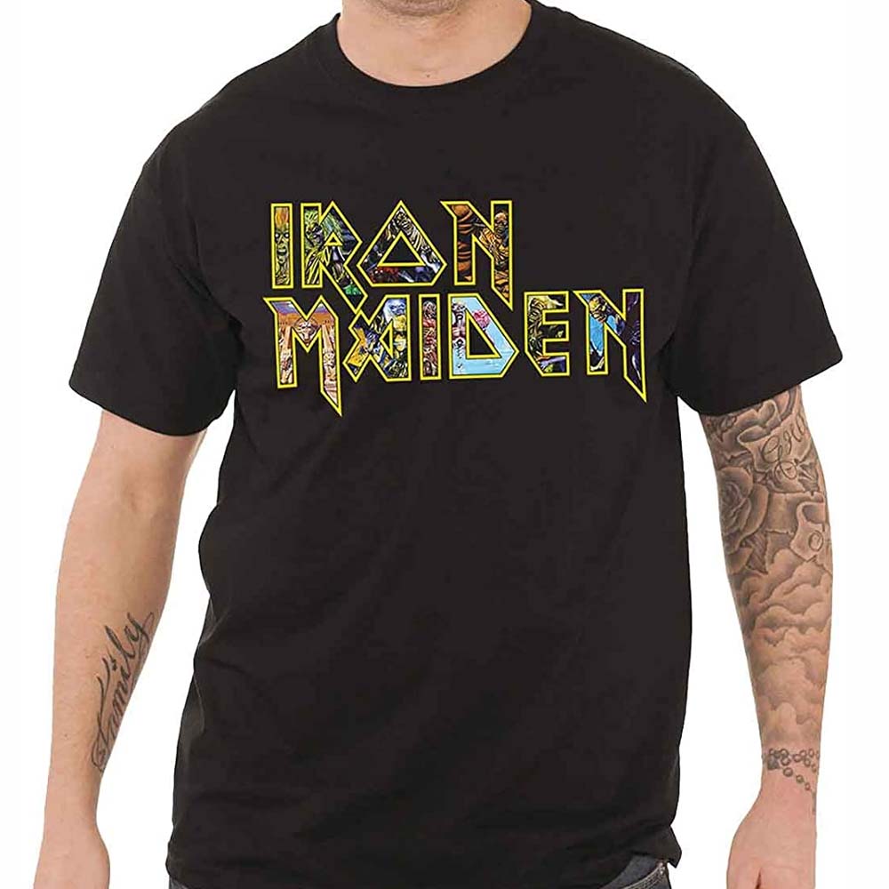 Billede af Iron Maiden Eddie Logo T-shirt