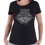 Billede af Johnny Cash Eagle T-shirt til kvinder