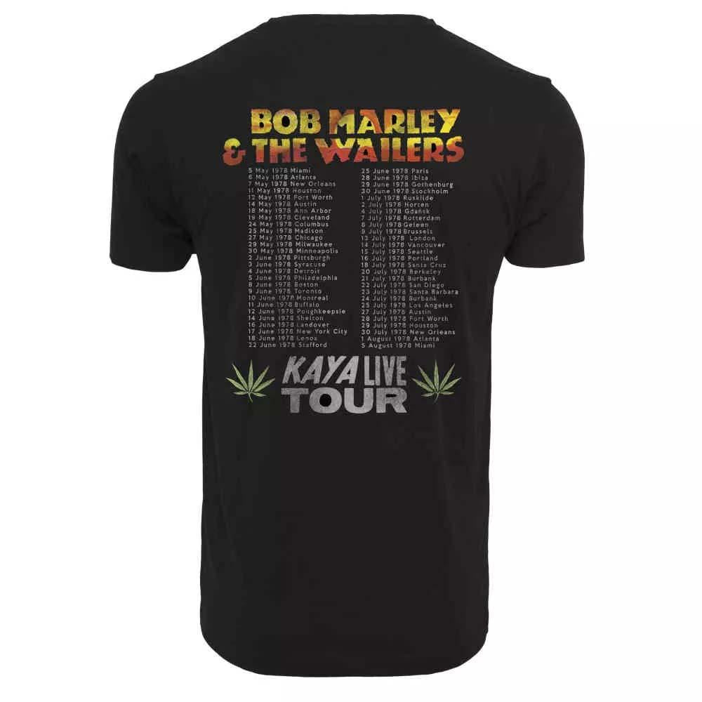 Billede af Bob Marley Kaya Tour T-shirt back