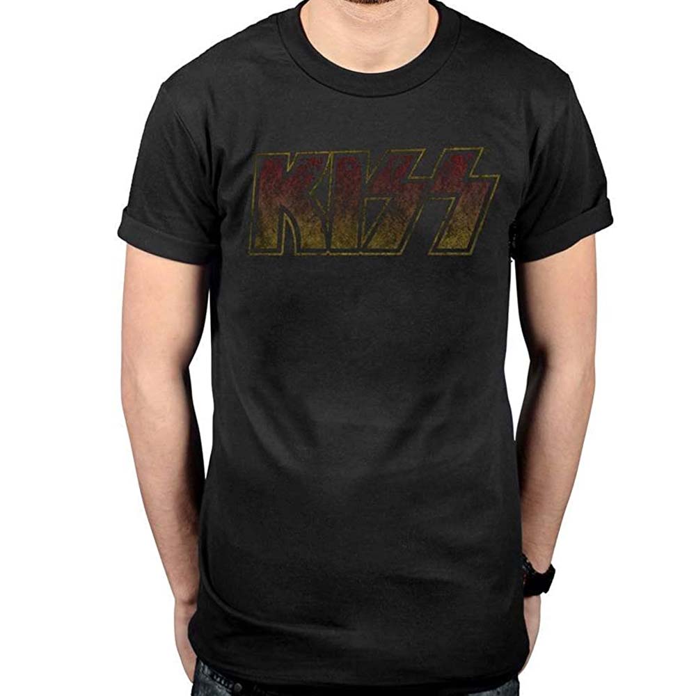 Billede af KISS Vintage Classic Logo T-shirt black