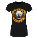 Billede af Guns N' Roses Classic Logo T-shirt til kvinder sort