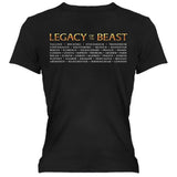 Billede af Iron Maiden Legacy of the Beast Tour T-shirt til kvinder back