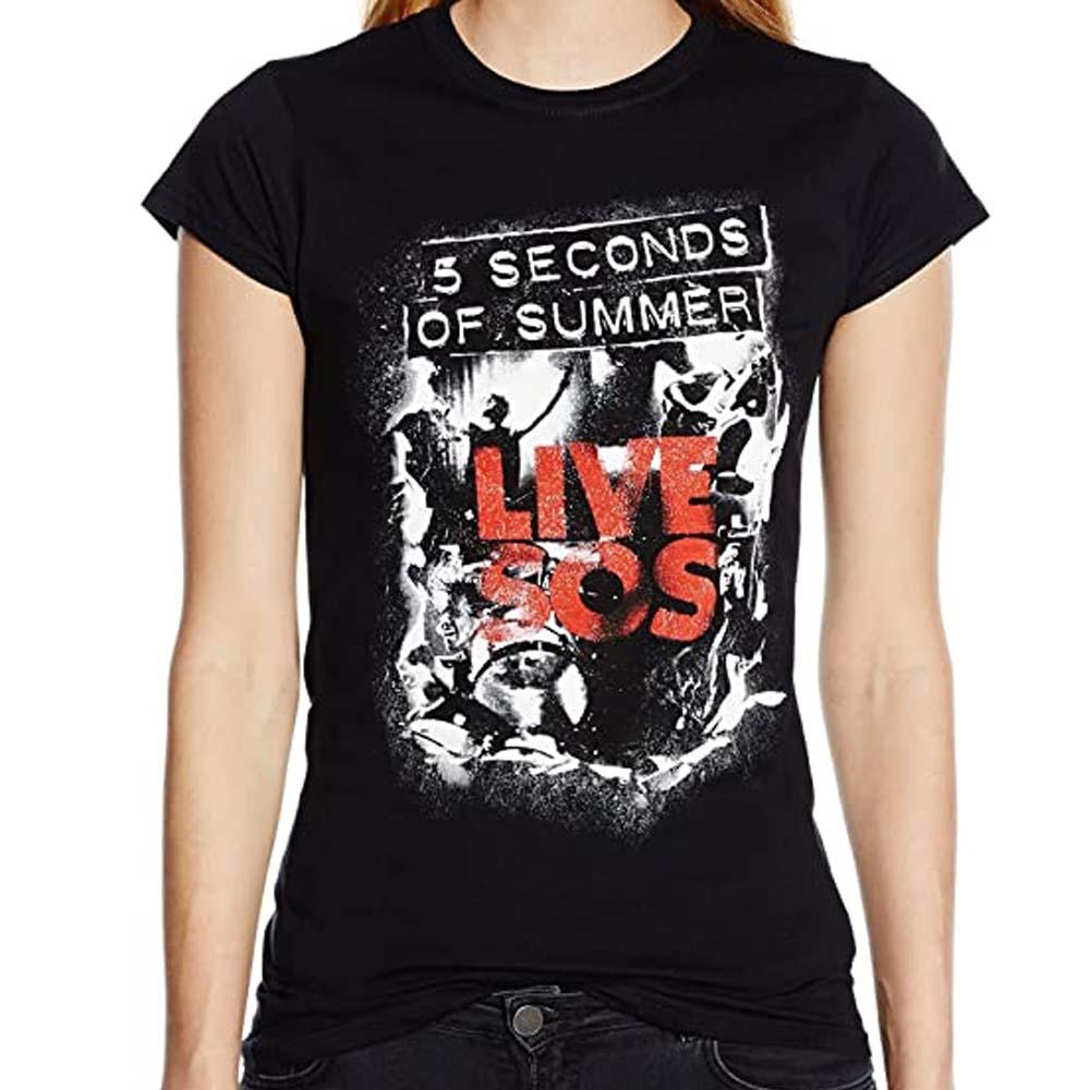 Billede af 5 Seconds of Summer Live SoS T-shirt til kvinder