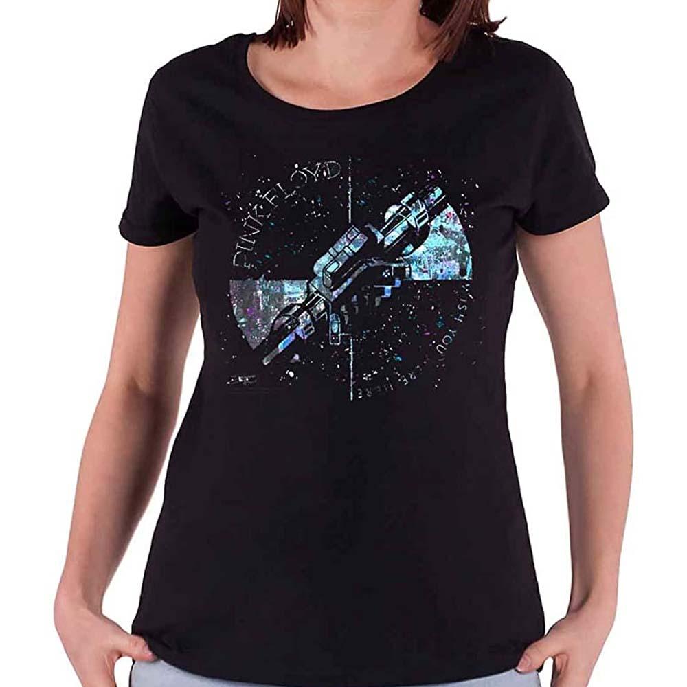 Billede af Pink Floyd Machine Greeting Blue T-shirt til kvinder