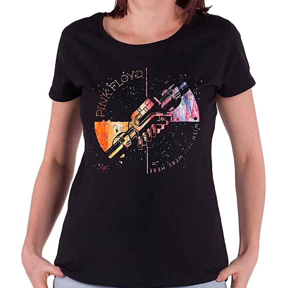 Billede af Pink Floyd Machine Greeting Orange T-shirt til kvinder