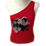 Billede af Madonna Shoulder T-shirt til kvinder