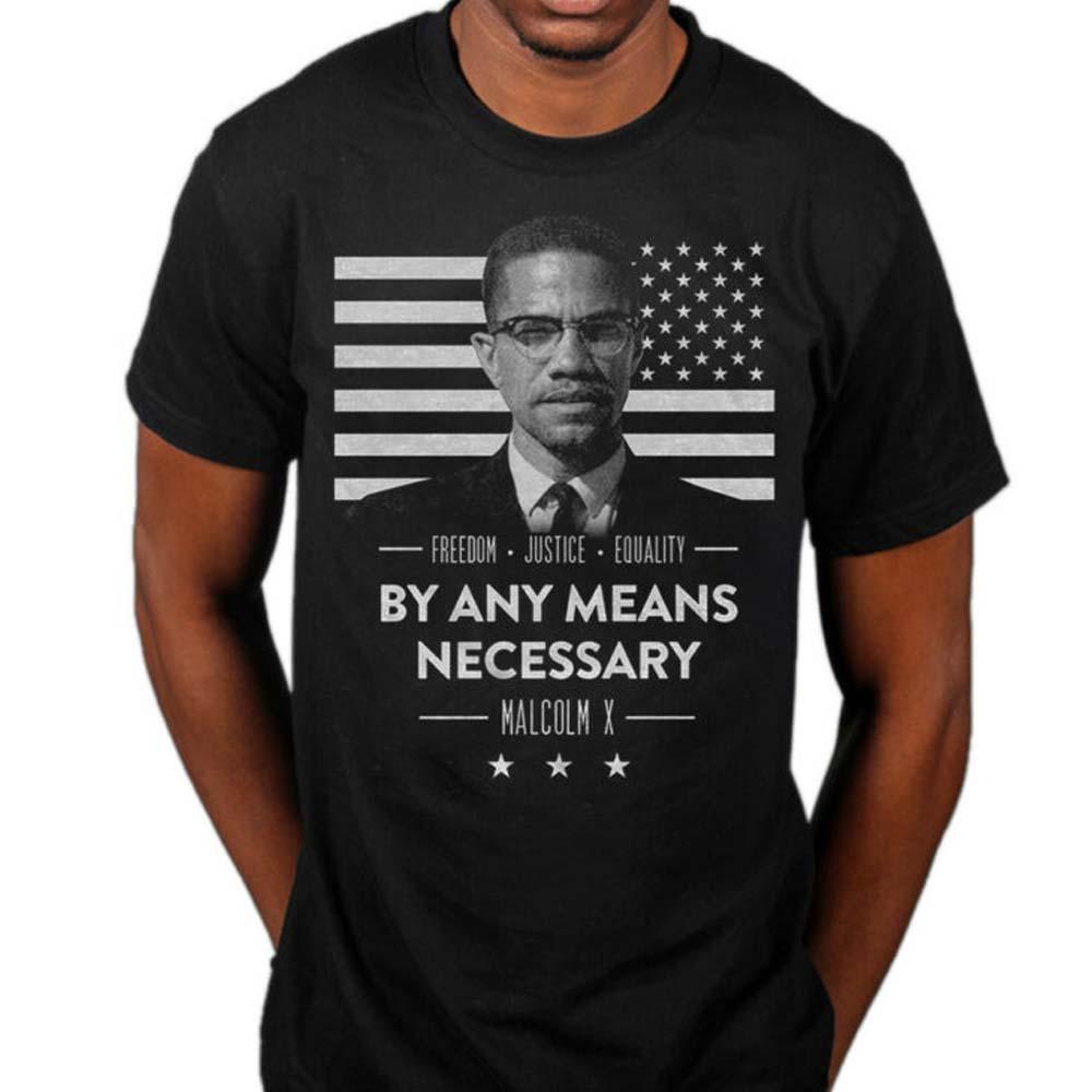 Billede af Malcolm X By Any Means Necessary T-shirt