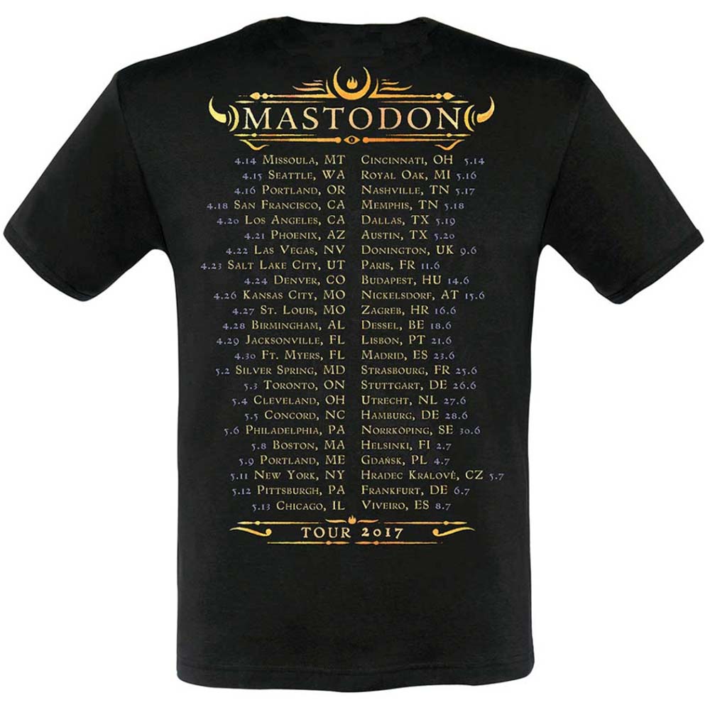 Billede af Mastodon Emperor of Sand Autumn 2017 T-shirt back