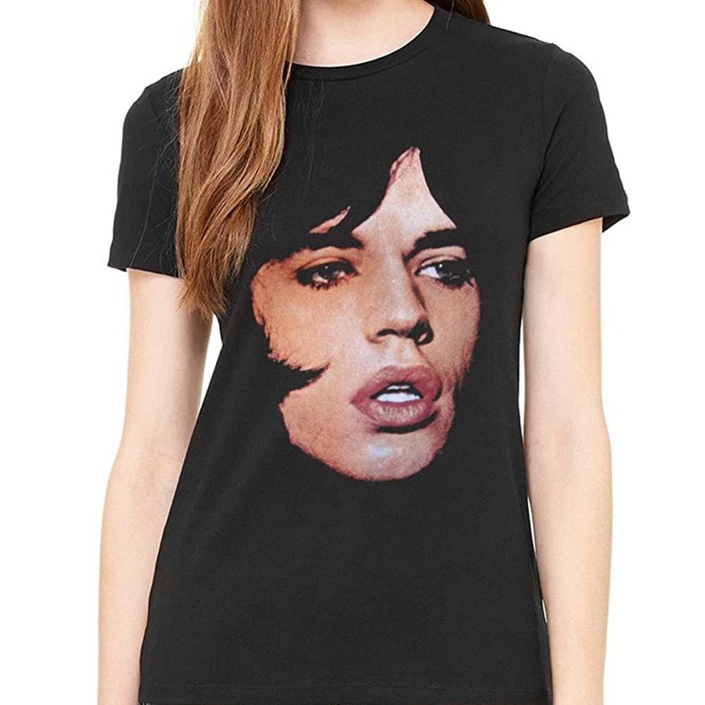 Billede af The Rolling Stones Mick Portrait T-shirt til kvinder