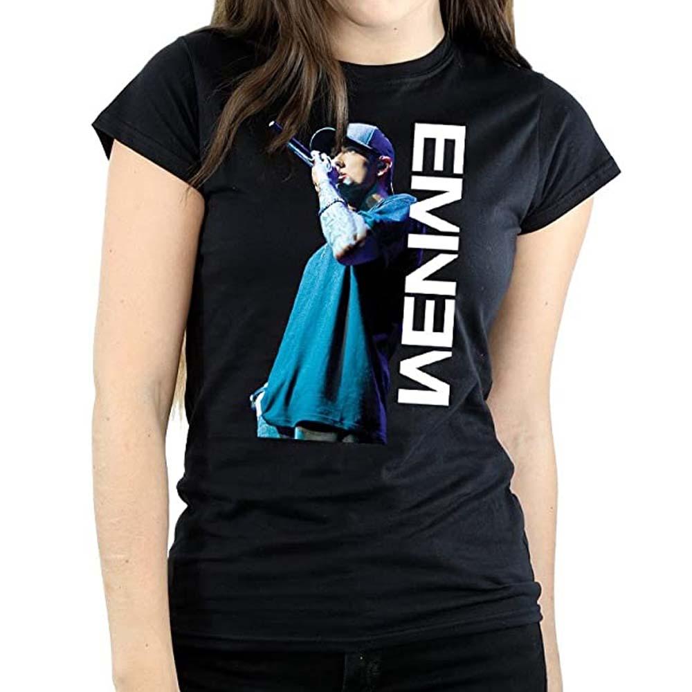 Billede af Eminem Mic. Pose T-shirt til kvinder