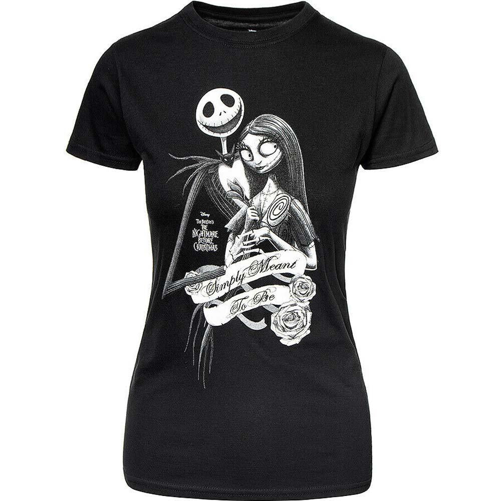 Billede af Disney The Nightmare Before Christmas Simply Meant To Be T-shirt til kvinder