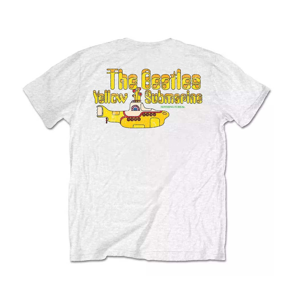 Billede af The Beatles Nothing Is Real T-shirt til børn hvid