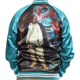 Billede af The Notorious B.I.G. Turqoise Jakke Back