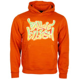 Billie Eilish Airbrush Flames Blohsh Hoodie orange