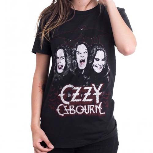 Billede af Ozzy Osbourne Crows & Bars T-shirt til kvinder