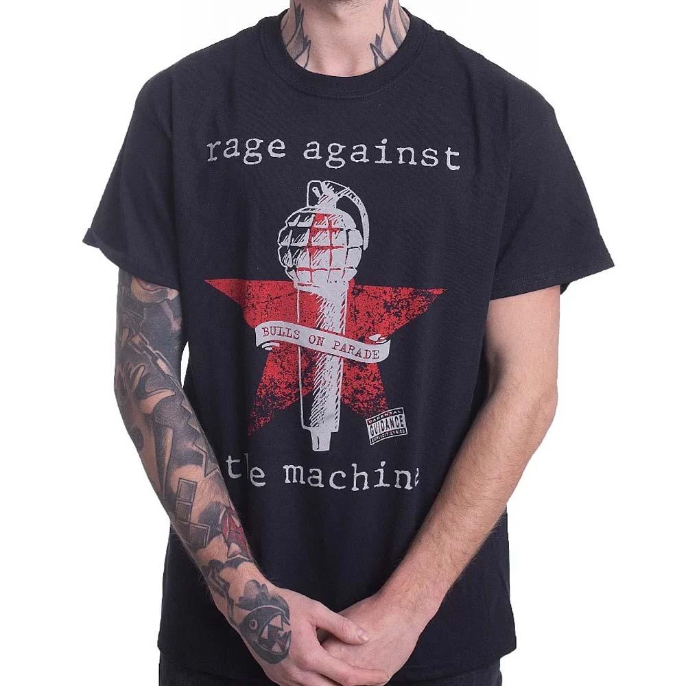 Billede af Rage Against The Machine Bulls on Parade Mic T-shirt mand
