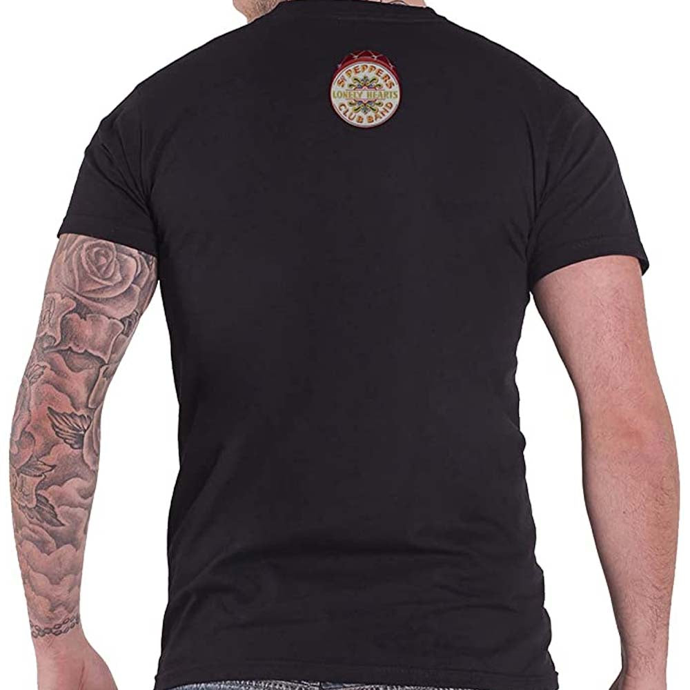 Billede af The Beatles Sgt Pepper Blue T-shirt back black