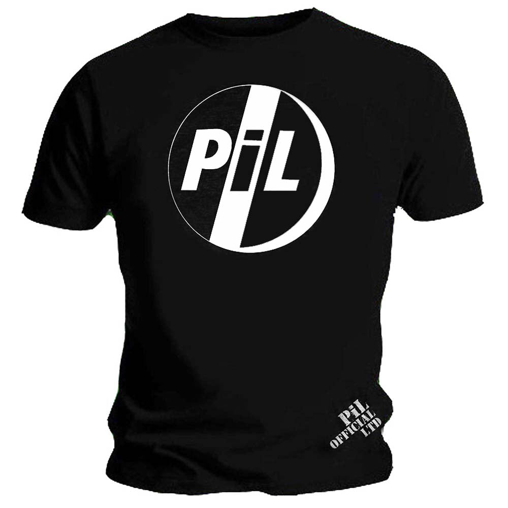 Billede af PIL (Public Image Ltd) White Logo T-shirt