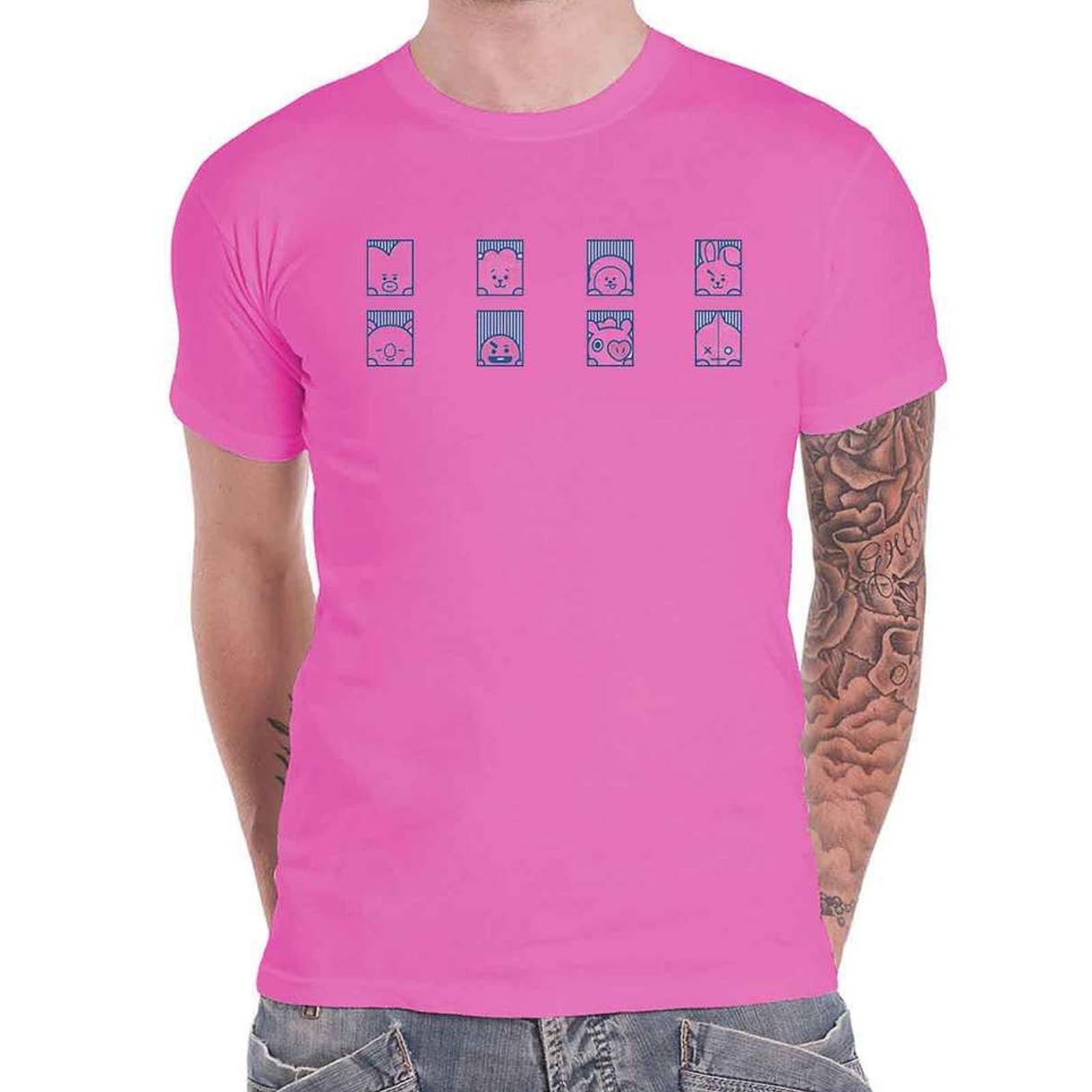 Billede af BT21 Group Squares T-shirt