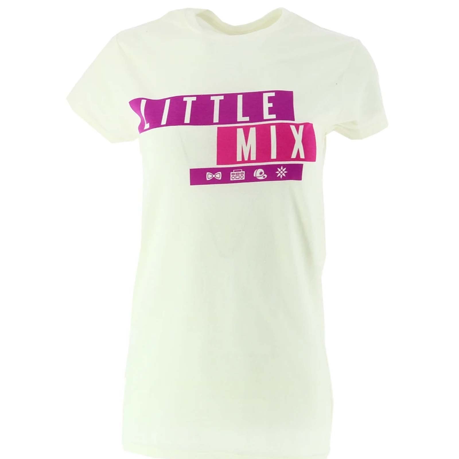 Billede af Little Mix Logo Purple/Pink T-shirt til kvinder