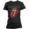 Billede af The Rolling Stones Plastered Tongue T-shirt til kvinder