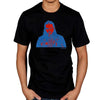 Billede af Post Malone Red & Blue Photo T-shirt