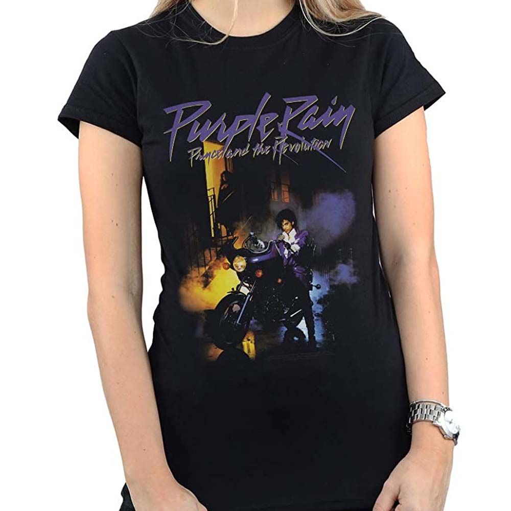 Billede af Prince Purple Rain T-shirt til kvinder