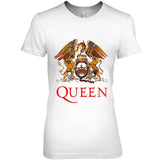 Billede af Queen Classic Crest T-shirt til kvinder hvid