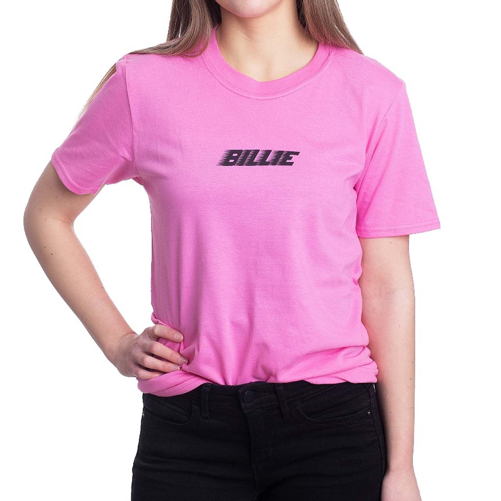 Billede af Billie Eilish Racer Logo & Blohsh T-shirt pink