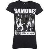 Billede af Ramones CBGB 1978 T-shirt til kvinder