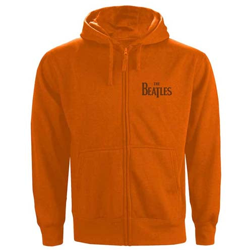 Billede af The Beatles Drop T Logo Hoodie red front